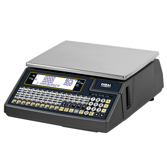 Elektronische weegschaal met toetsklavier (enkele printer) | 500 Wind serie